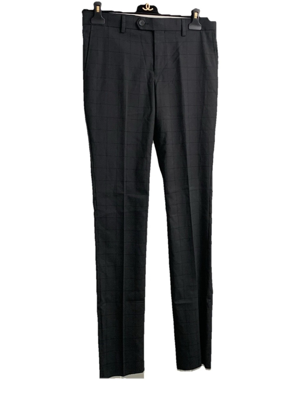 NWT Marc New York Gray Check Slim Dress Pants with Subtle Windowpane Size 14SK